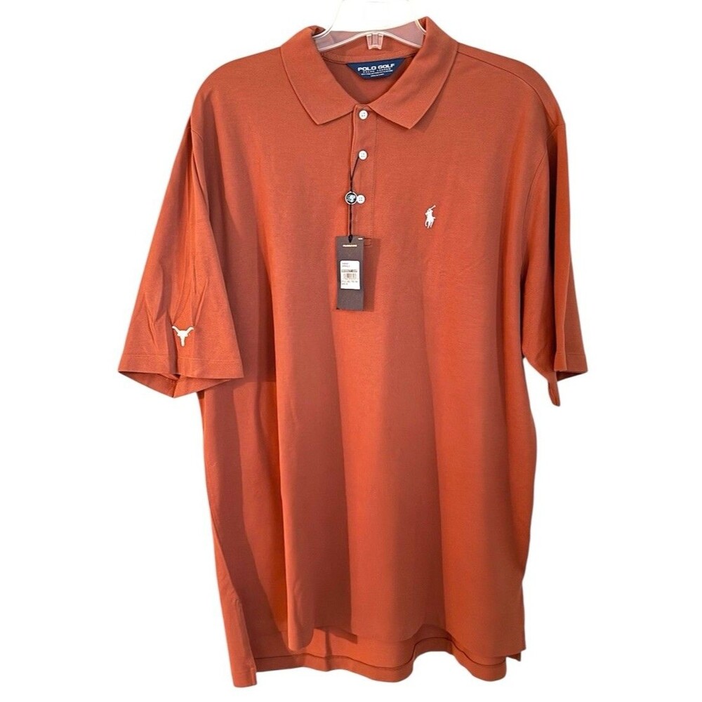 Polo Ralph Lauren Burnt Orange Texas Longhorn Polo Shirt Men’s Size XXL NWT